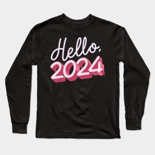 Hello 2024 Long Sleeve T-Shirt